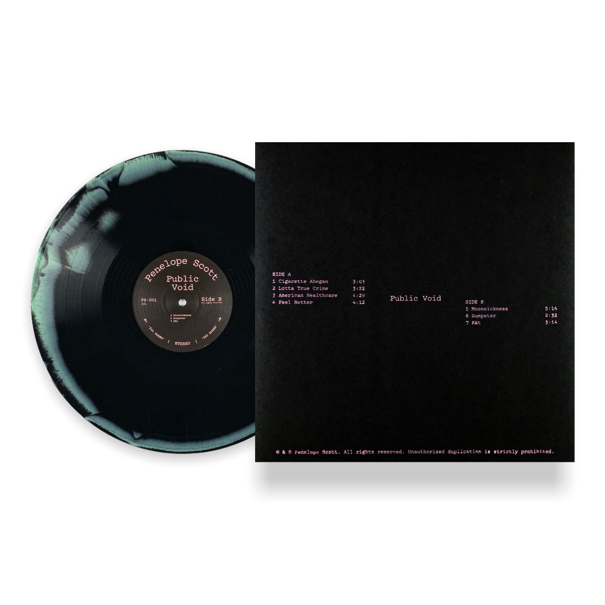 Public Void Vinyl - Green/Black